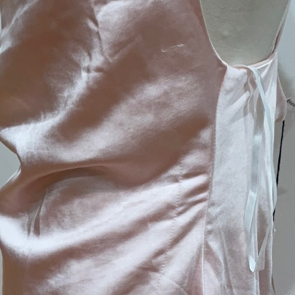 Superdown Billie Drape Midi Dress in Blush Size: M - Picture 8 of 8